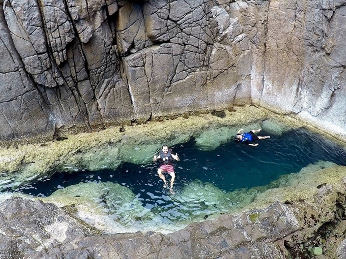 Bể bơi tự nhiên ở Côn Đảo tựa cảnh Bắc Âu