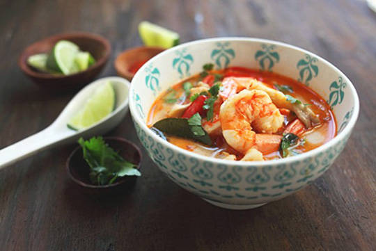 Tom Yum Goong món ăn đặc trưng ẩm thực Thái Lan
