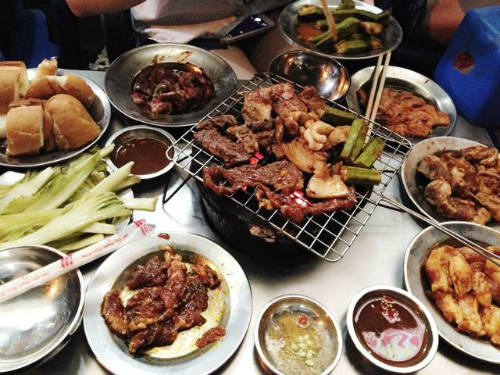 Đồ nướng - món ngon Hà Nội khi trời lạnh