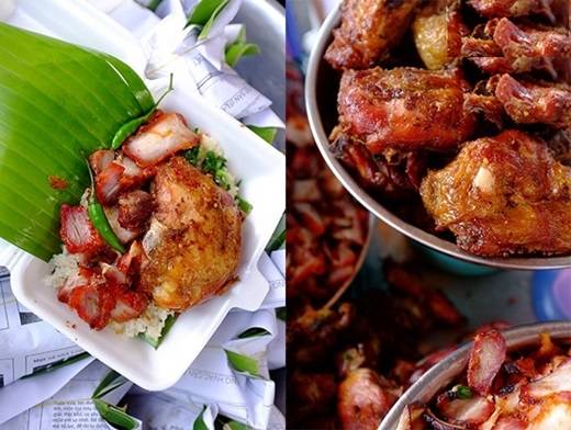 Xôi gà nướng chợ Bà Chiểu ẩm thực Bình Thạnh Xôi gà nướng chợ Bà Chiểu ẩm thực Bình Thạnh