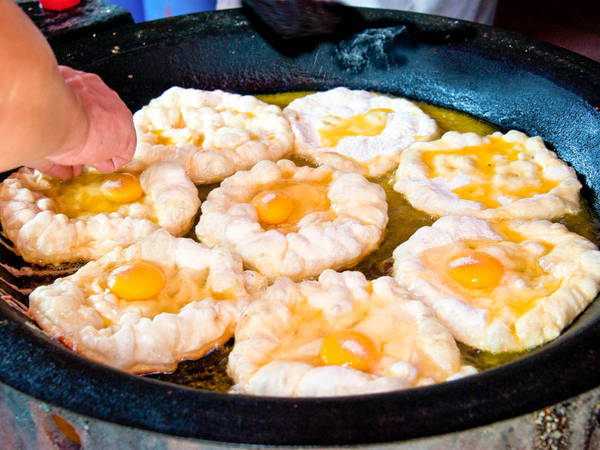 Jidan Bing - Bánh trứng chiên đa dạng nhân Thượng Hải