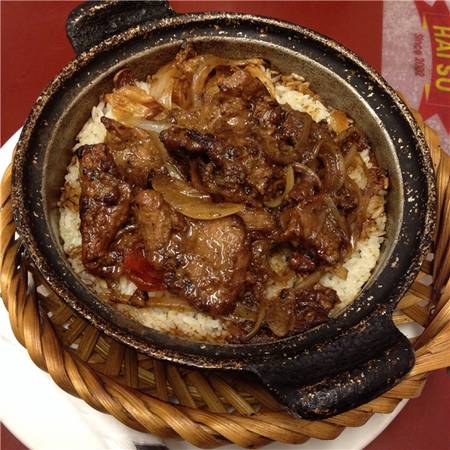 Niêu cơm thịt bò tại Giảng Võ