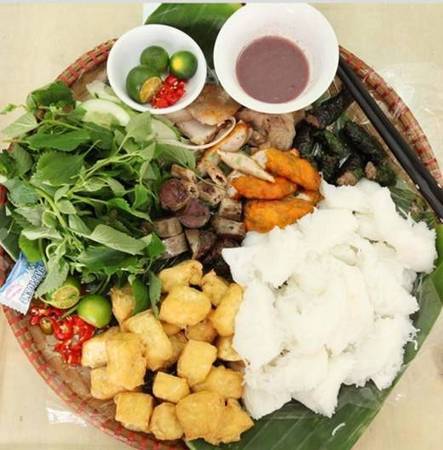 Mẹt bún đậu mắm tôm Giảng Võ