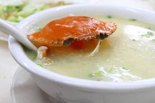 Cháo yến mạch cua món ngon Macau
