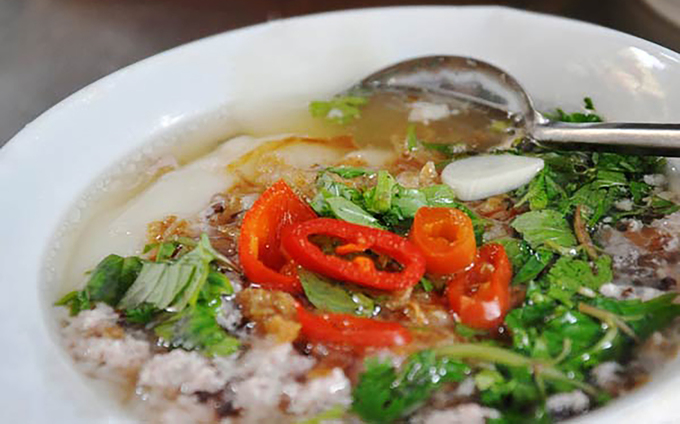 Bánh đúc nóng món nóng Hà Nội
