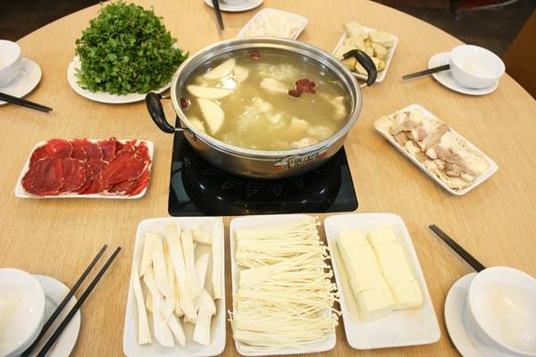 Lẩu xí quách món Trung Quốc Hà Nội