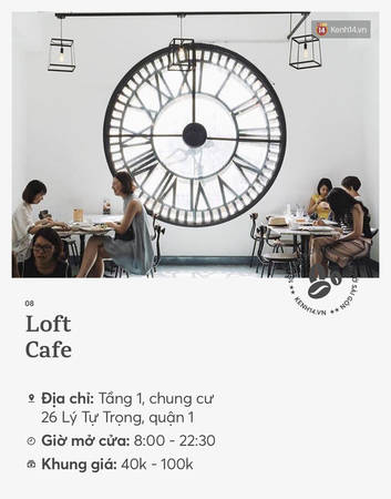 Loft Cafe quán cà phê tông trắng Sài Gòn