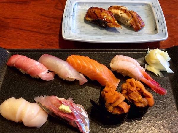 Sân bay Narita có đồ ăn ngon với sushi kyotatsu tươi ngon