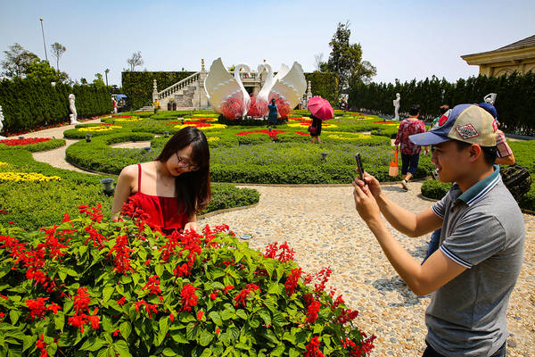 Vườn hoa Le Jardin d’Amour tại Bà Nà Hills