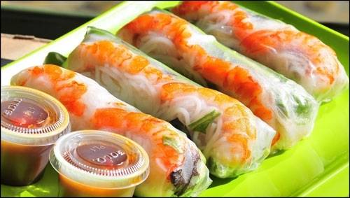 Gỏi cuốn tôm thịt chỉ 10000 đồng Sài Gòn