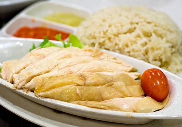 Cơm gà Hải Nam - Món ngon ẩm thực Singapore