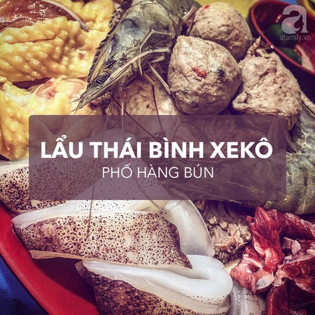 Lẩu Thái chuẩn vị với đồ ăn tươi mới tại quán lẩu Hà Nội