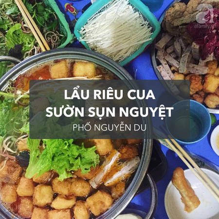 Quán lẩu riêu cua nổi tiếng ở Hà Nội với nước dùng thanh chua ngọt
