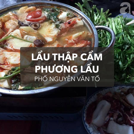 Chỉ là quán vỉa hè nhưng quán là địa chỉ của nhiều tín đồ lẩu ở Hà Nội. Điểm cộng của Phương lẩu là "gì cũng có" từ hải sản, bắp bò, óc đến tim gà, mà cái gì cũng tươi rói, chất lượng.
