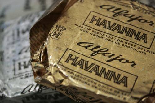 Bánh Havanna Alfajores đồ ăn nhẹ máy bay LAN Airlines