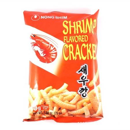 Bánh tôm Nongshim đồ ăn nhẹ máy bay Korean Air