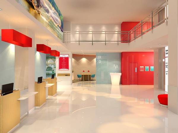 Không gian sảnh khách sạn Ibis Saigon South
