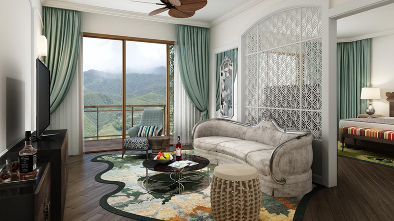 Nội thất phòng Deluxe khách sạn KK Sapa