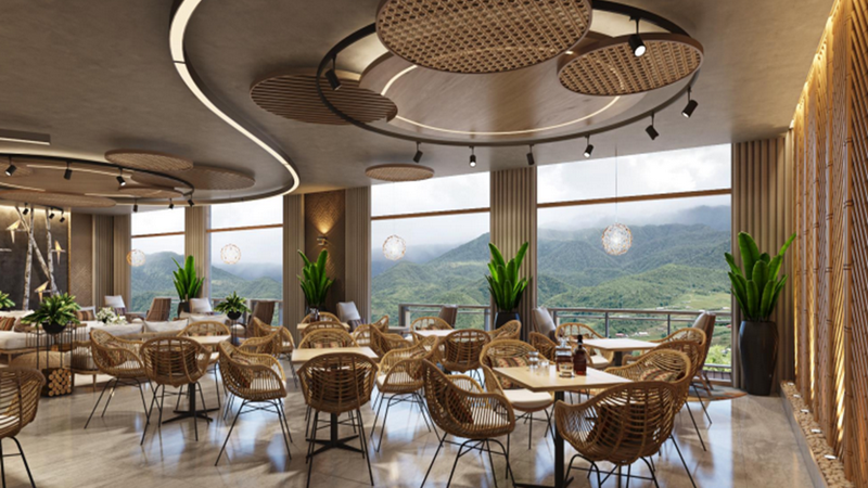 Buffet sáng tại nhà hàng Tả Phìn khách sạn KK Sapa