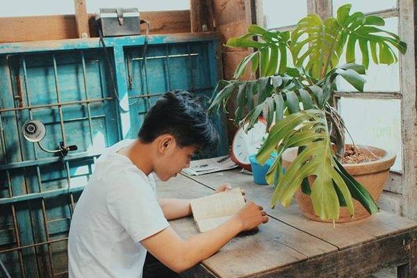 Góc bếp mộc mạc hoài cổ tại Tre's House