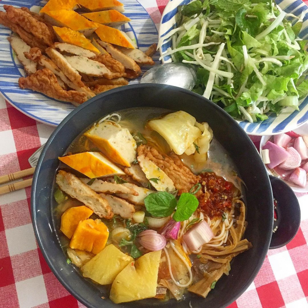 Bún chả cá Đà Nẵng. Ảnh: chaulita_hibou