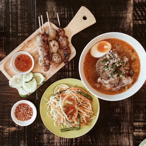 Món mì đặc trưng tại quán Thái Sài Gòn Gõ Thainoodles