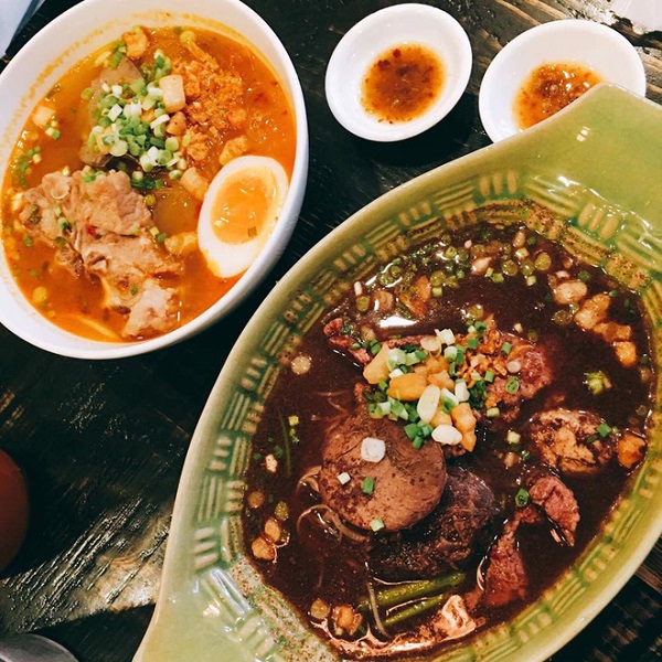 Các món ăn Thái tại Gõ Thainoodles Sài Gòn