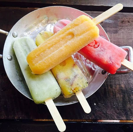 Kem que hoa quả tươi mát tại Thai Taste