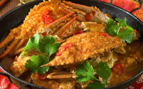 Cua sốt ớt - đặc sản thế giới của Singapore