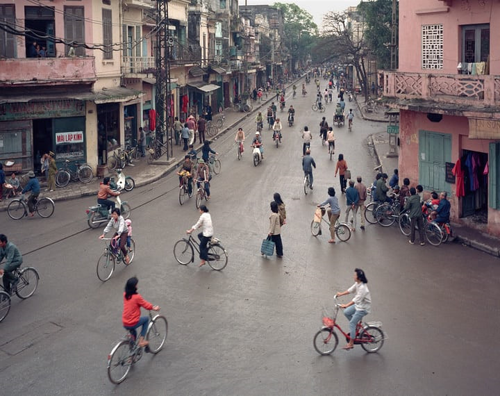 Quang cảnh phố Hàng Gai, 1988: Phố Hàng Gai yên bình năm 1988