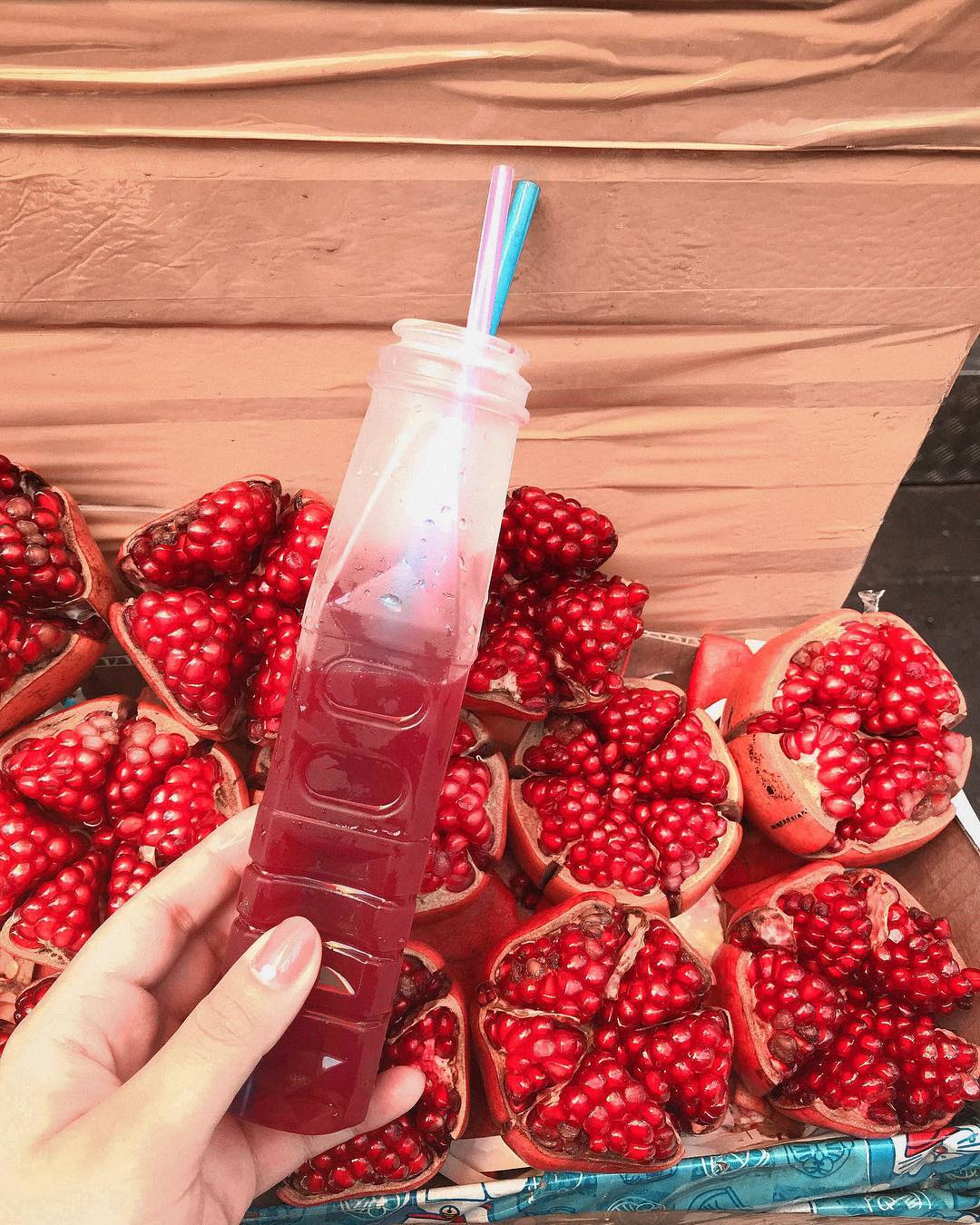 Nước ép lựu món ngon Thái Lan