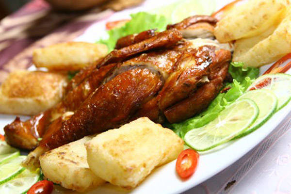 Gà quay xôi phồng Bình Dương - Món ngon Việt Nam