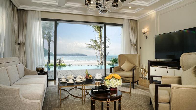 Phòng tắm cao cấp hiện đại của Vinpearl Resort Nha Trang