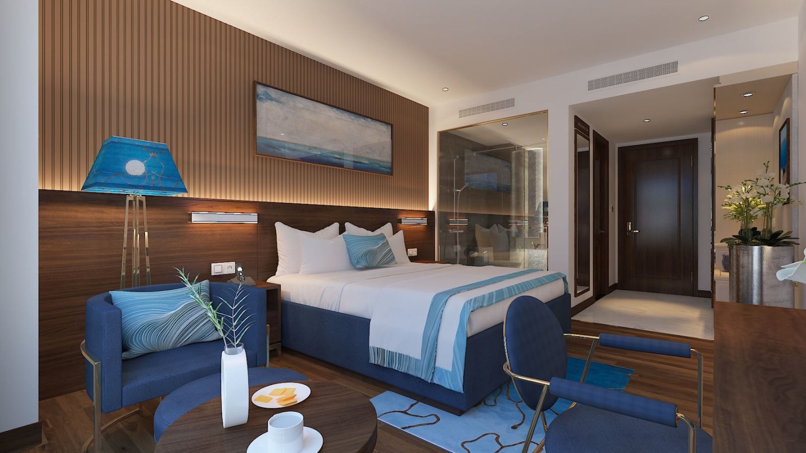 Nội thất hiện đại trong phòng Canvas Đà Nẵng Beach