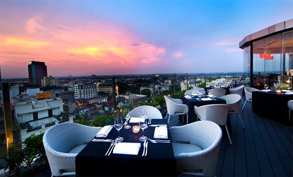 Cielo 13 Sky Bar - quán cafe trên cao Hà Nội sang trọng