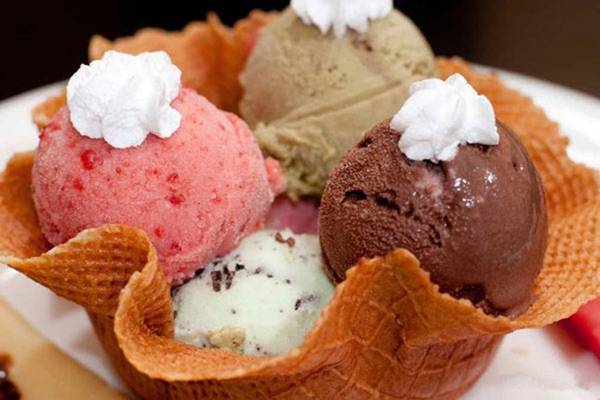 Buffet Sài Gòn kem sữa chua