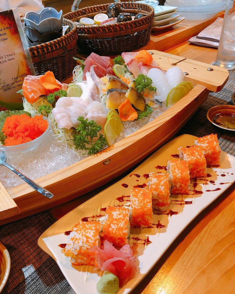 Các món sashimi và sushi tươi ngon tại Kiwami Các món sashimi và sushi tươi ngon tại Kiwami