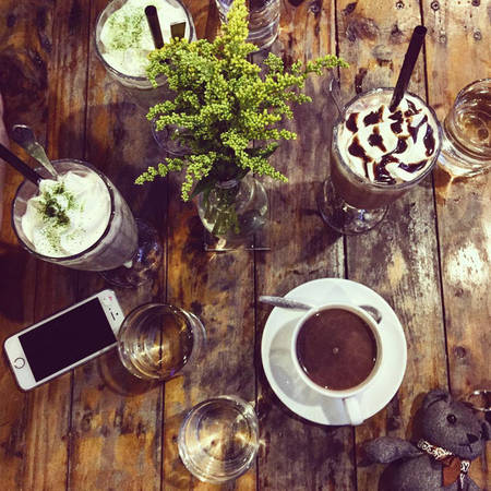 Đồ uống đa dạng tại Cloud Garden Coffee Đà Nẵng