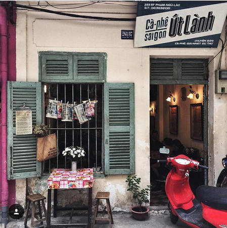 Không gian ấm áp quán cafe phong cách ngày bé