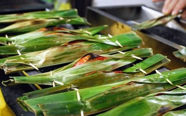 Otak-otak cá nướng lá chuối Malaysia