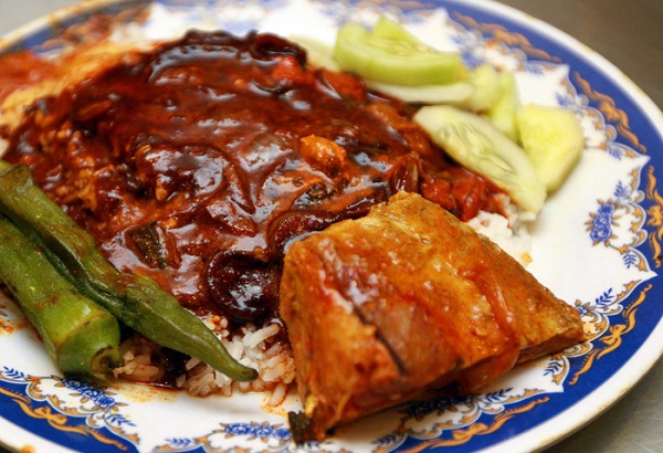 Nasi kandar cơm cà ri Malaysia
