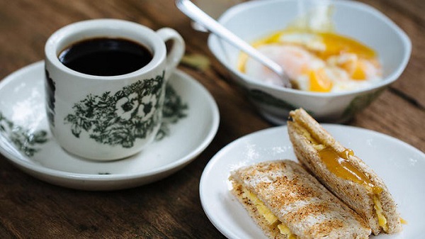 Kaya toast - món ngon Malaysia