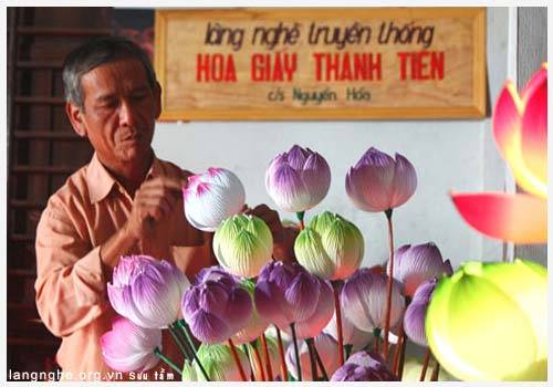Hoa giấy Thanh Tiên tại Festival nghề truyền thống Huế
