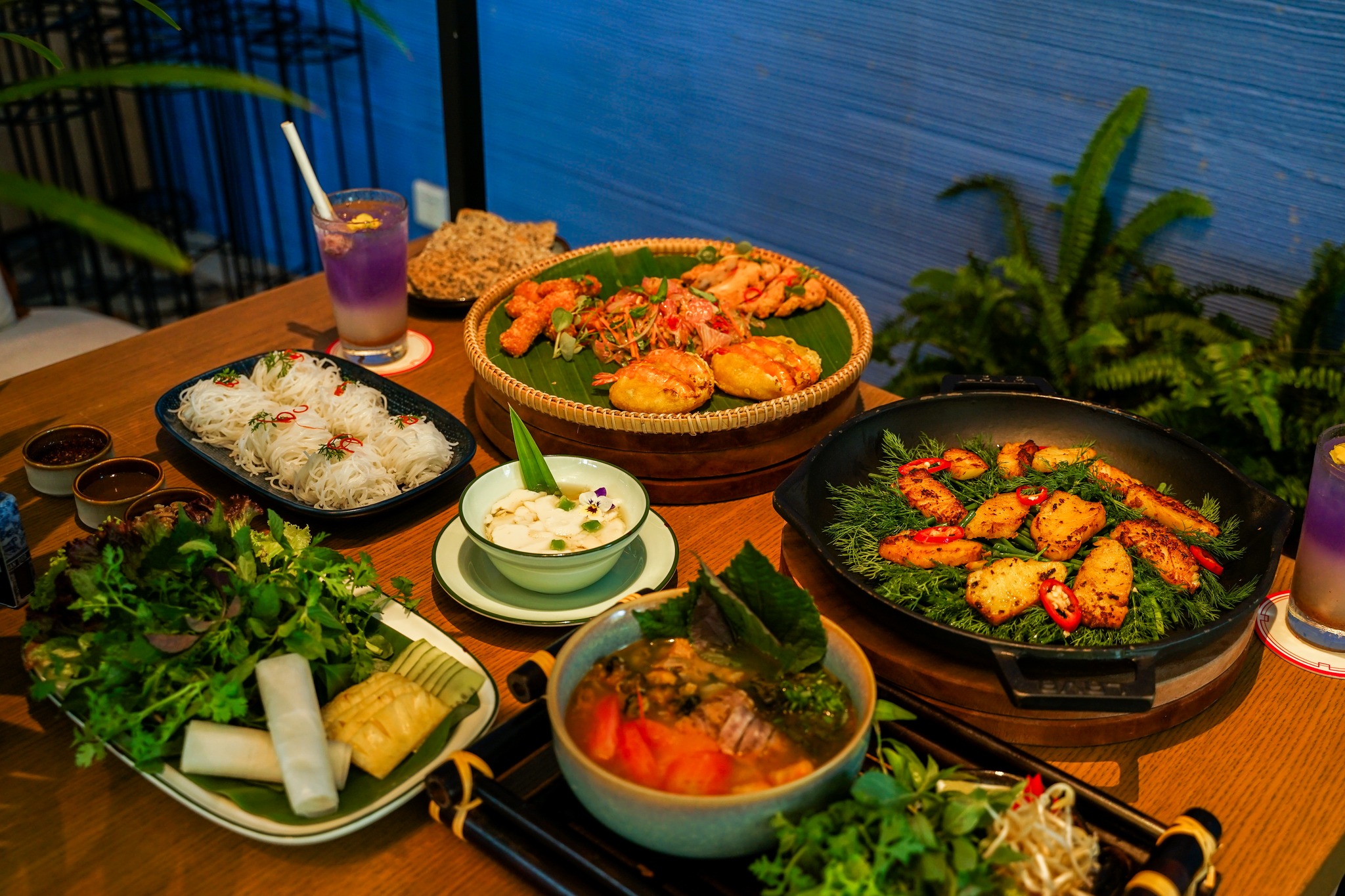 Không gian ẩm thực tại các khu nghỉ dưỡng Phú Quốc