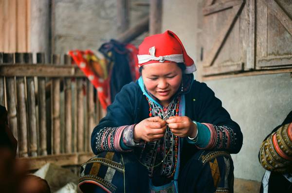 Trang phục truyền thống tại bản làng Sapa Tả Phìn