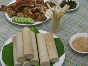 Đặc sản Thái Nguyên - Cơm lam Định Hóa Đặc sản Thái Nguyên - Cơm lam Định Hóa