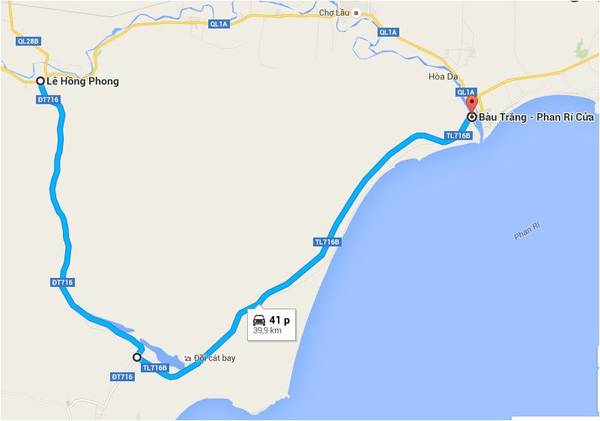 Cung đường xuyên đồi cát DT716 hoang sơ đầy nắng gió