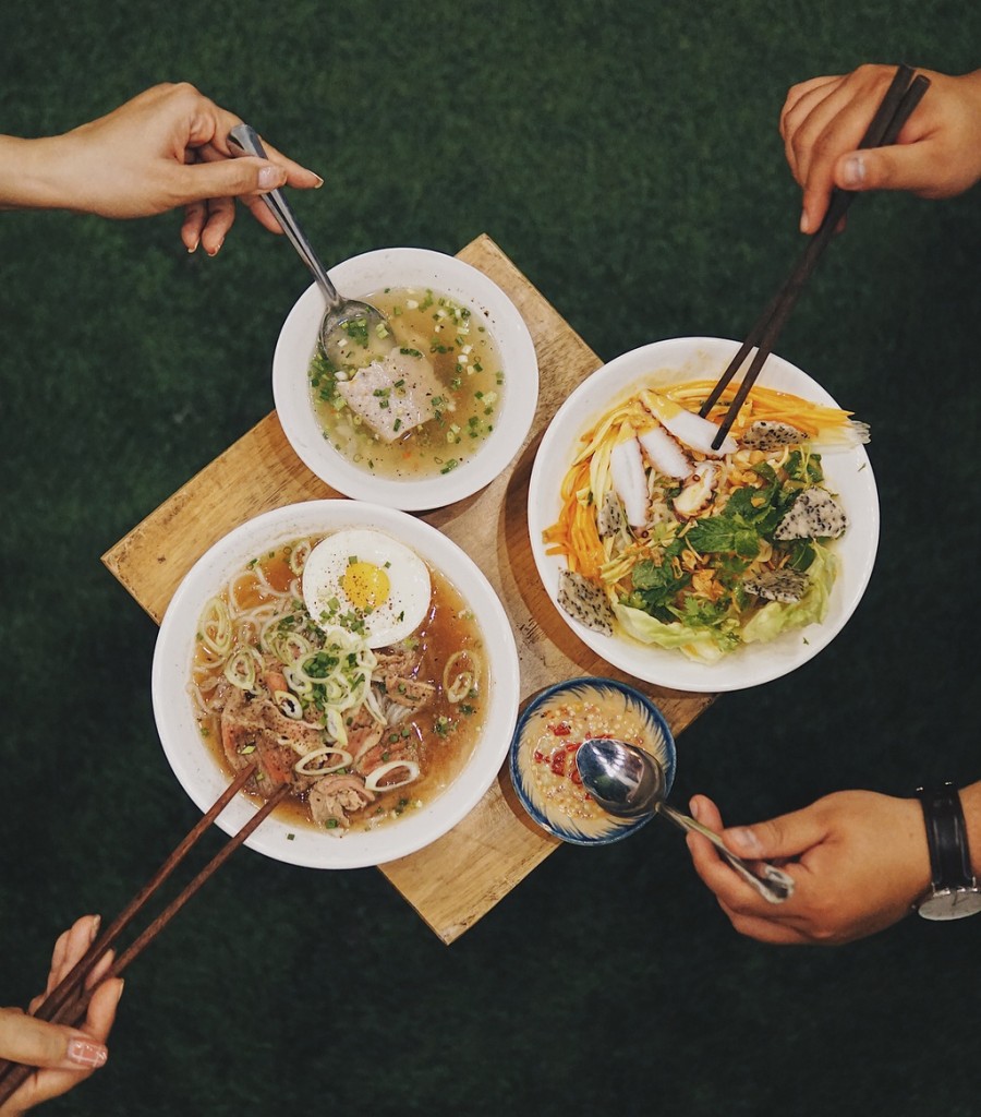 Bún quậy ngon tại Kiến Xây - bún cá TP.HCM