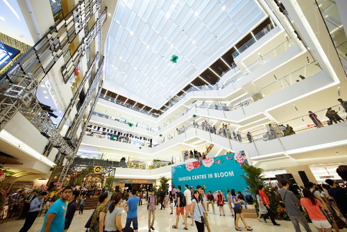 Không gian thoáng đãng bên trong Saigon Centre