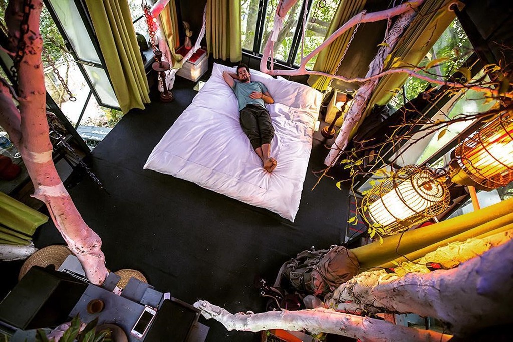 Đào Anh Khánh Tree House homestay Hà Nội xây trên cây